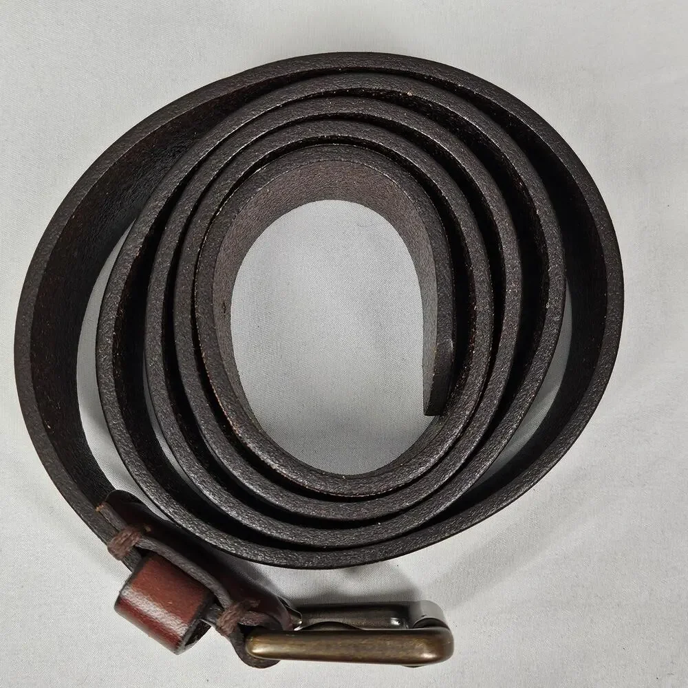 J.CREW BROWN LEATHER BELT – STYLE BW730 – 100% LEATHER – 38–42